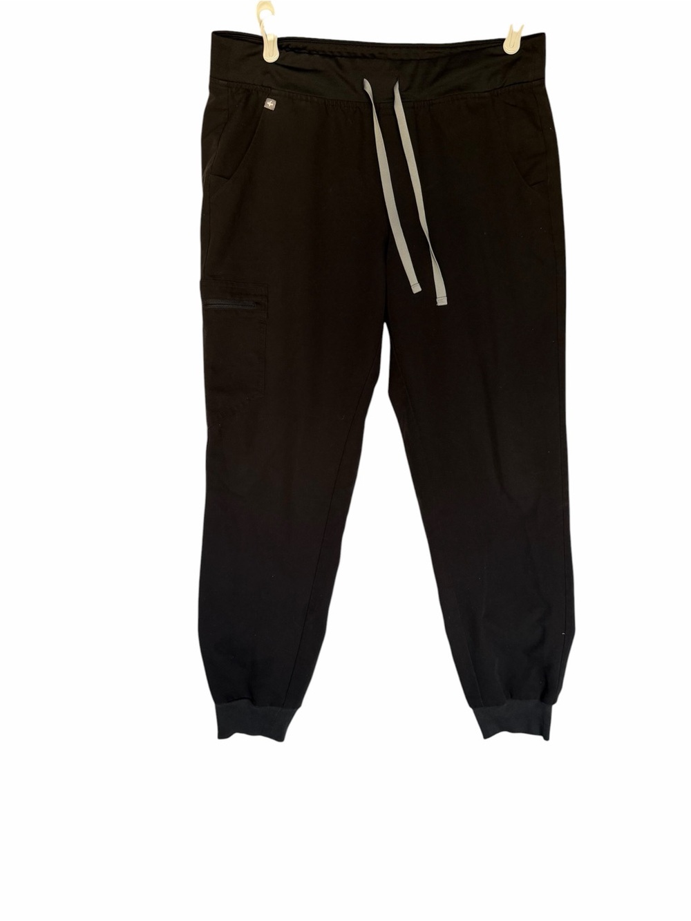 Figs Black Jogger with Drawstring